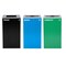 Alpine Industries 87 Gal. 3-Stream Steel Blue Mixed, Green Compost, and Black Commercial Trash Can Station ALP4450-BLK-KIT28 - alternate 6